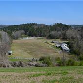 Interstate 22- View to Brookside Service Station-Farmhouse
